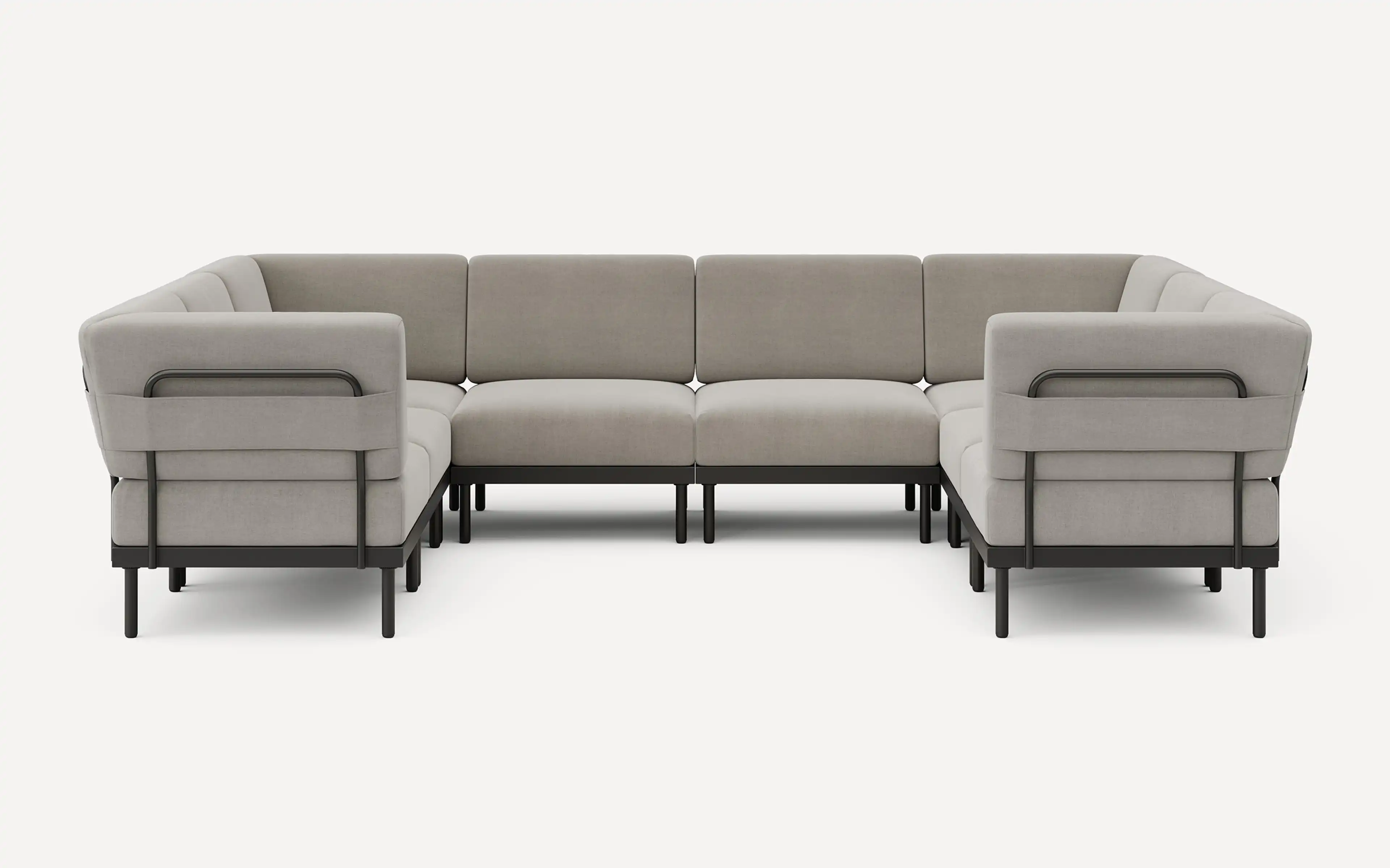 Relay Outdoor 8-Piece U Sectional