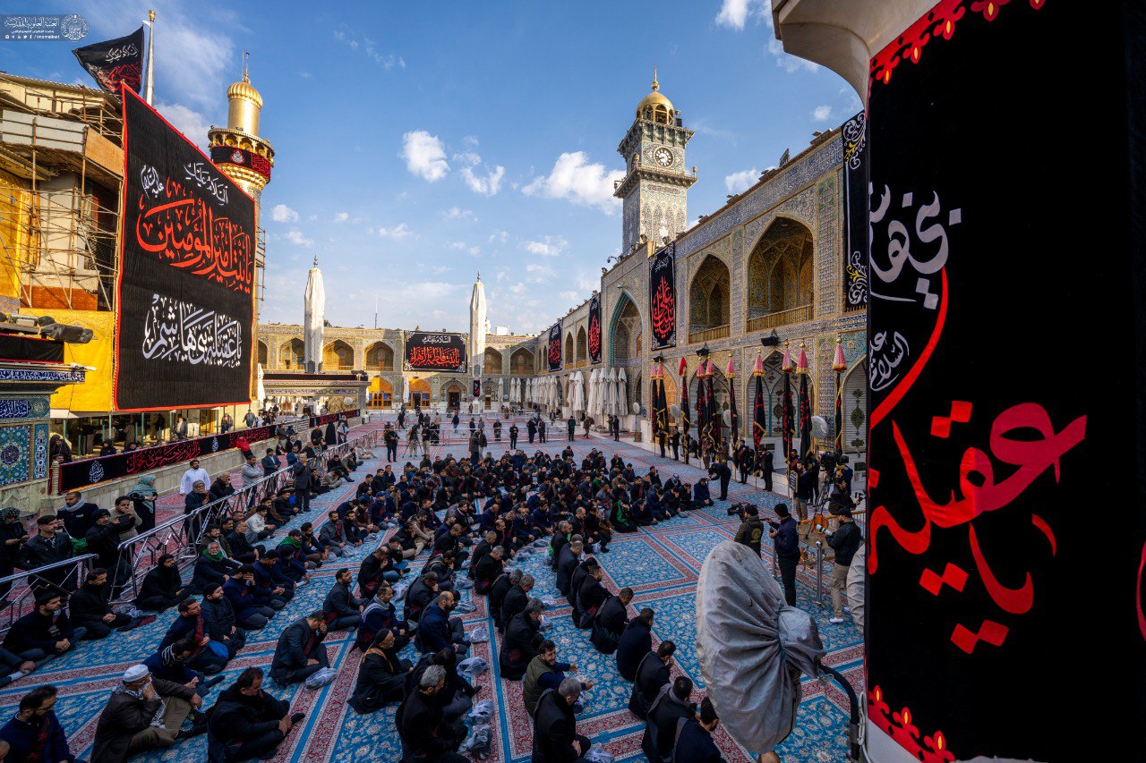 Photos: Mourning Ceremony of Hazrat Zainab Held in Alawi Shrine