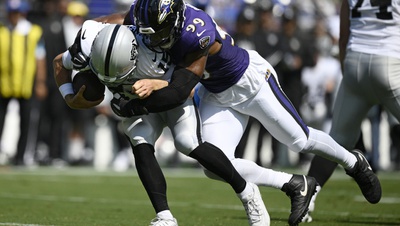 Game day: Raiders complete comeback win over Baltimore, 26-23