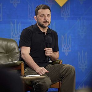 Volodymyr Zelensky lors d'une conférence de presse le 27 août 2024.