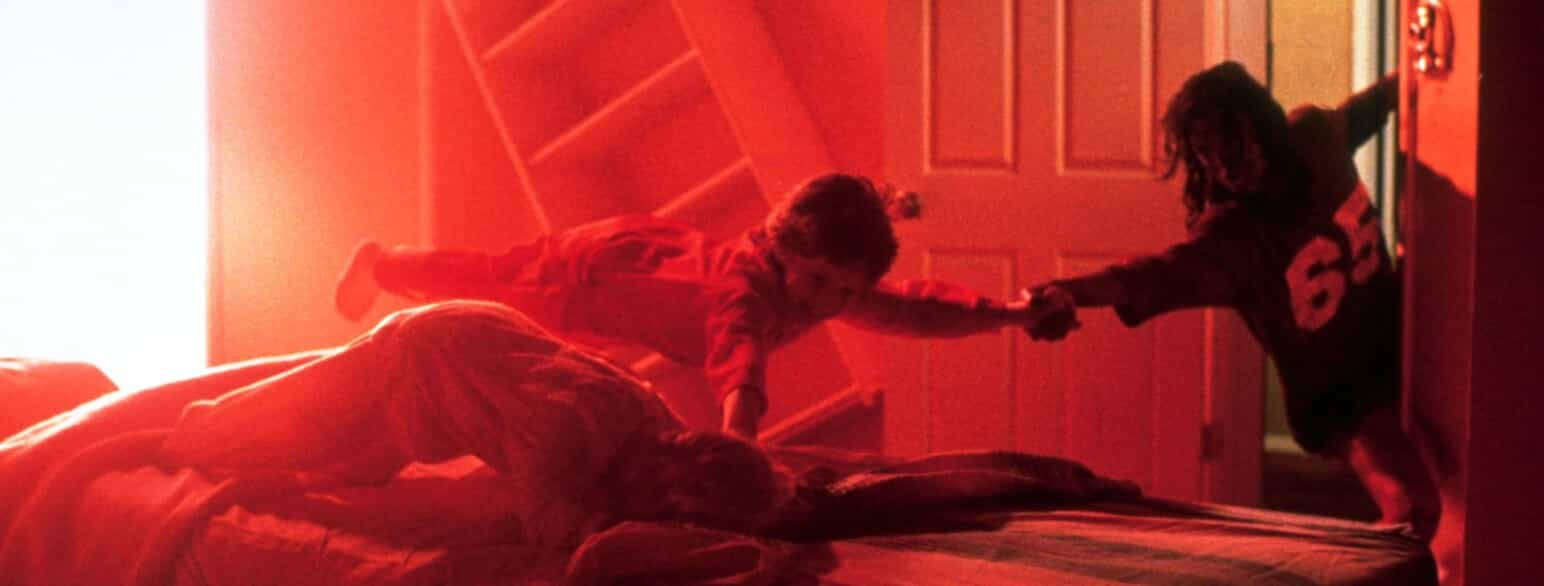 En scene fra filmen "Poltergeist" instrueret af Tobe Hooper, 1982, og med manuskript af bl.a. Steven Spielberg