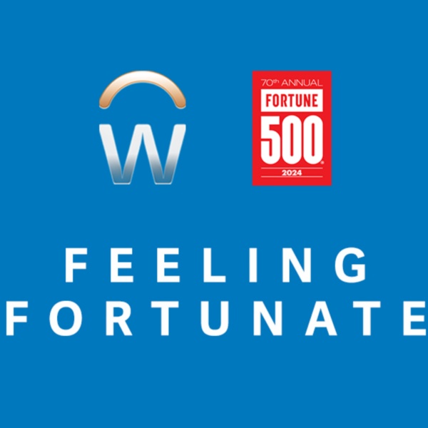 Workday logo, Fortune 500 logo, "Feeling Fortune" 