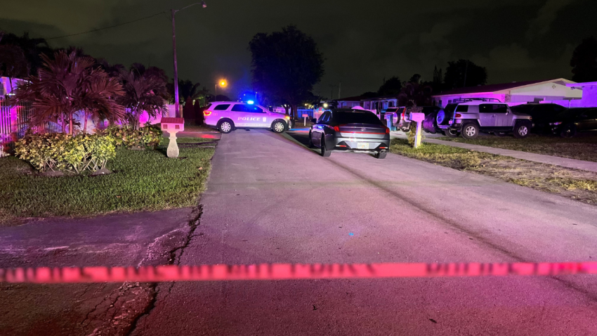 Miami Gardens stabbing scene