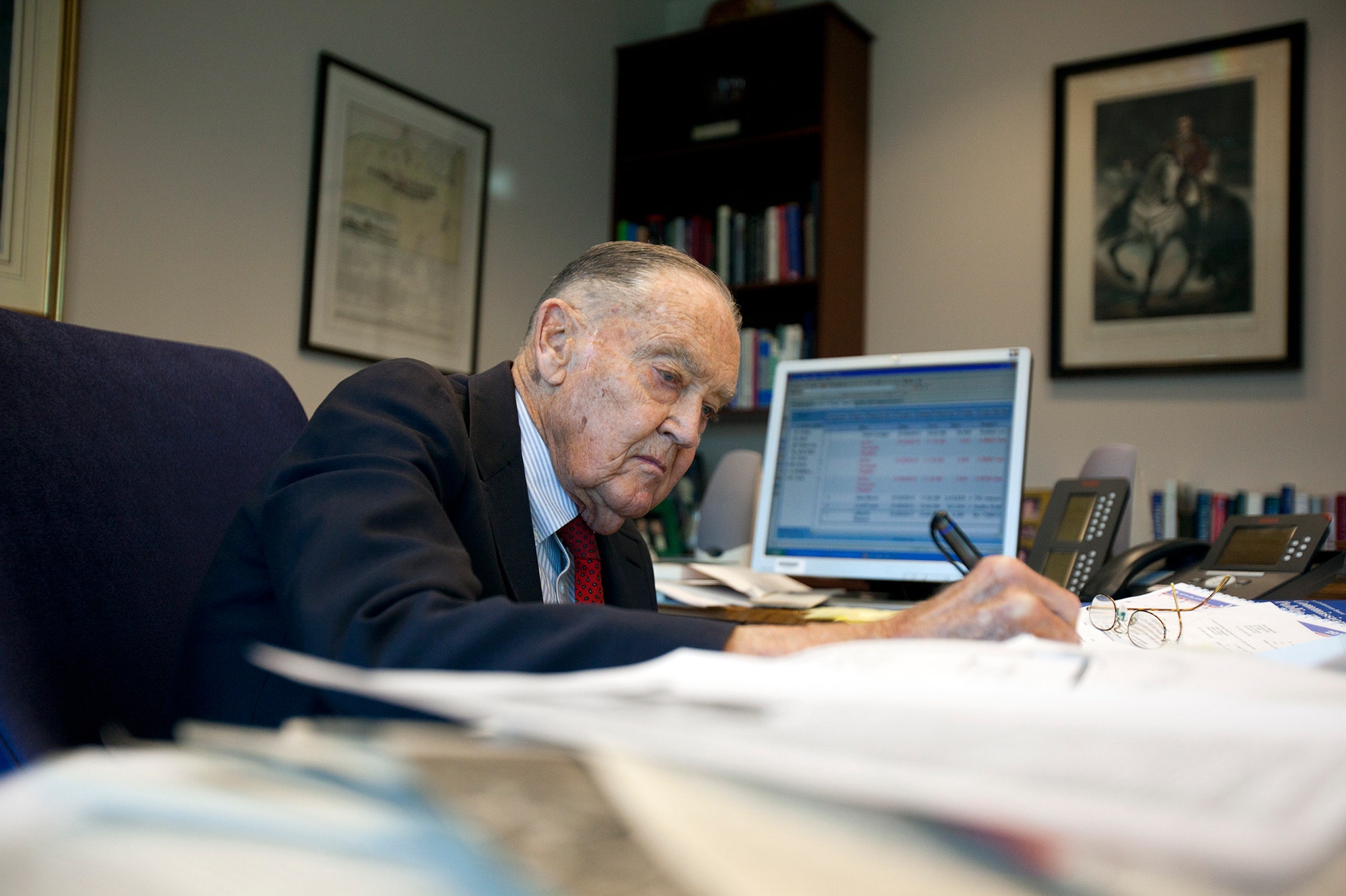 Jack Bogle the founder of Vanguard in 2012.