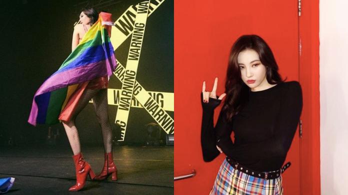 ▲宣美演唱會公開支持LGBT。（圖／IG）
