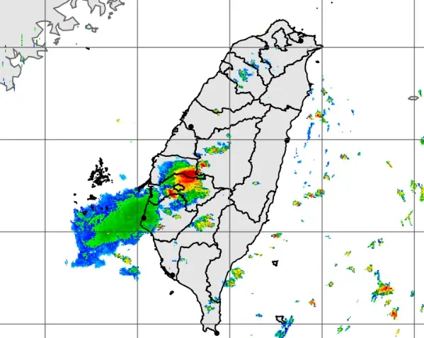 大雷雨警戒／國家警報響！雲林、嘉義午後雨突襲　降雨持續1小時