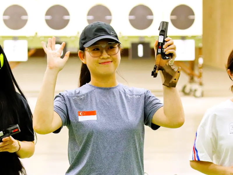 射擊／知女莫若父 新加坡鄭琇鴻選擇射擊　征戰世界各國圓夢奪金