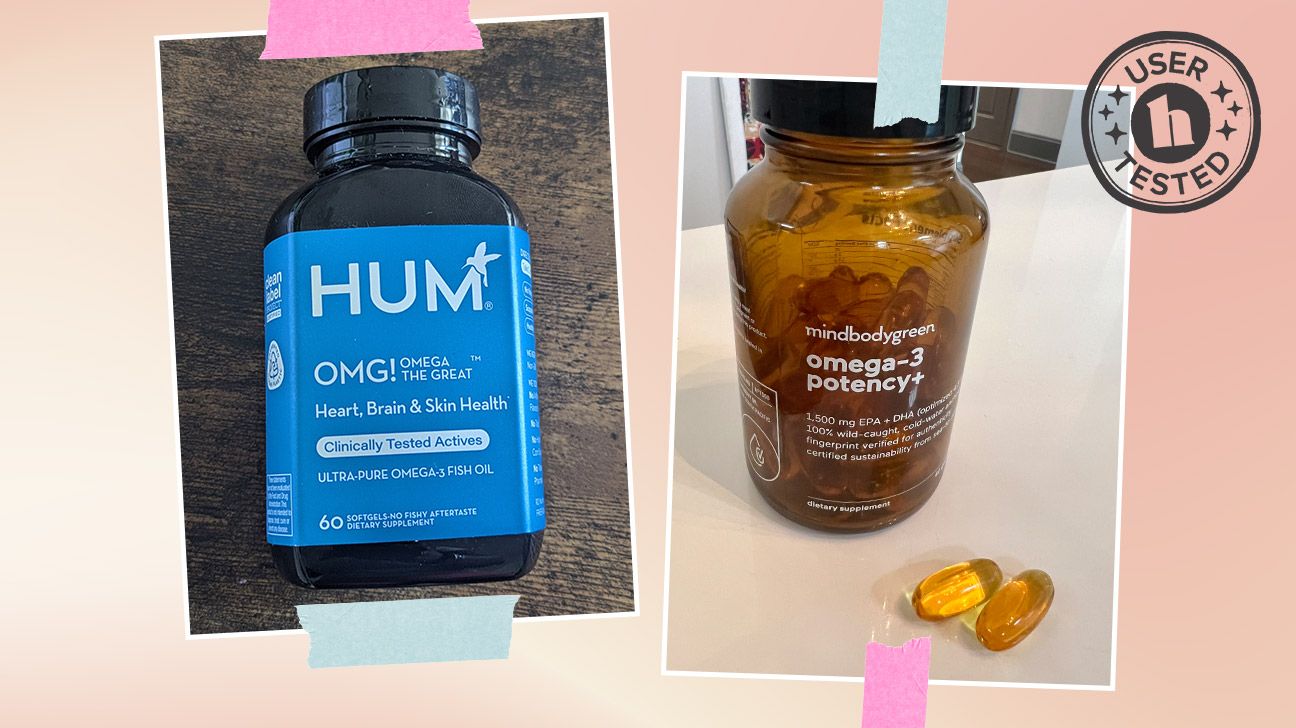 HUM and mindbodygreen fish oil supplements