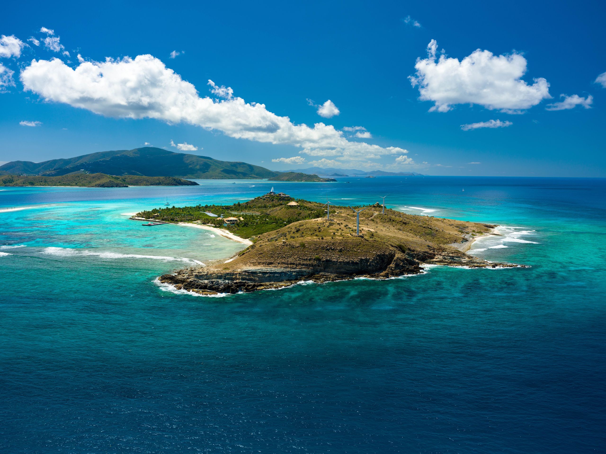 Isla Necker propiedad de Richard Branson