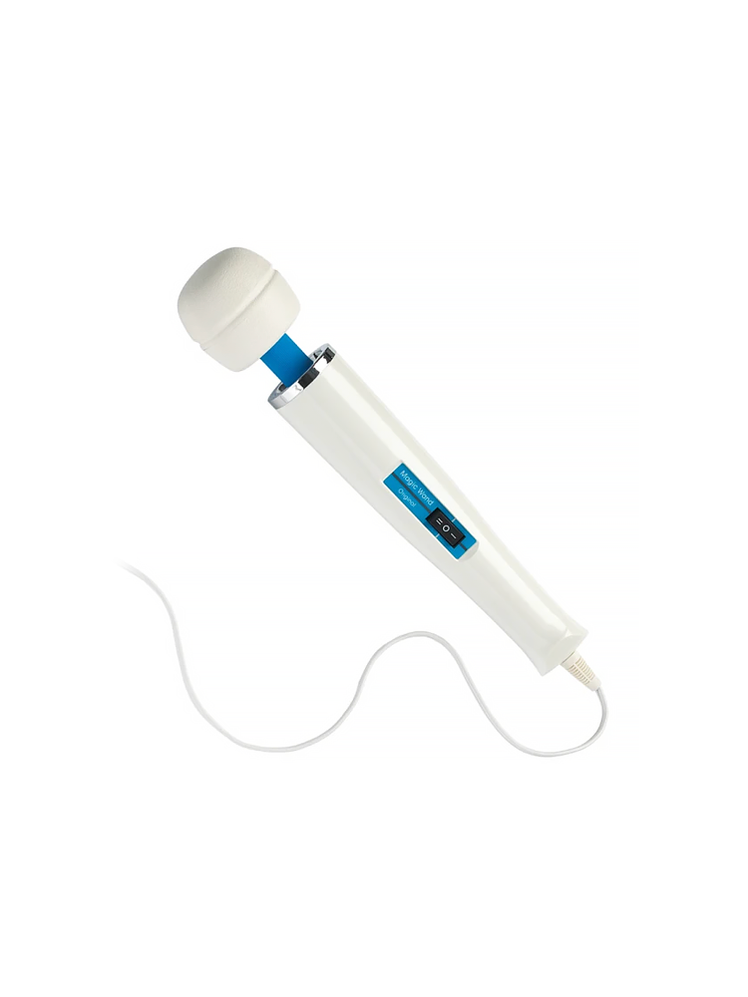 Magic Wand Original in white and blue color way on white background