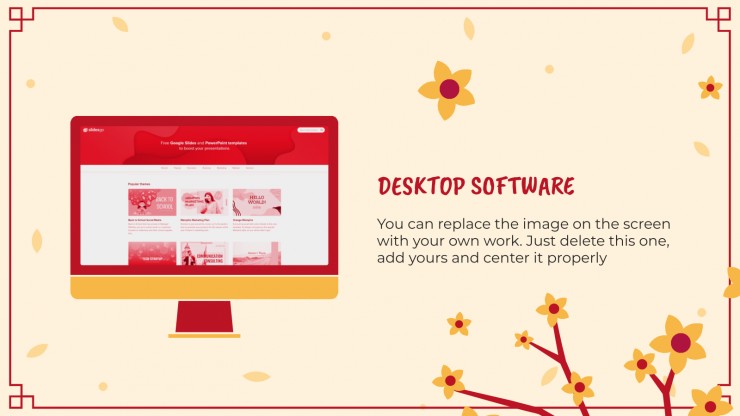 Chinese New Year Art Activities and Decorations presentation template 