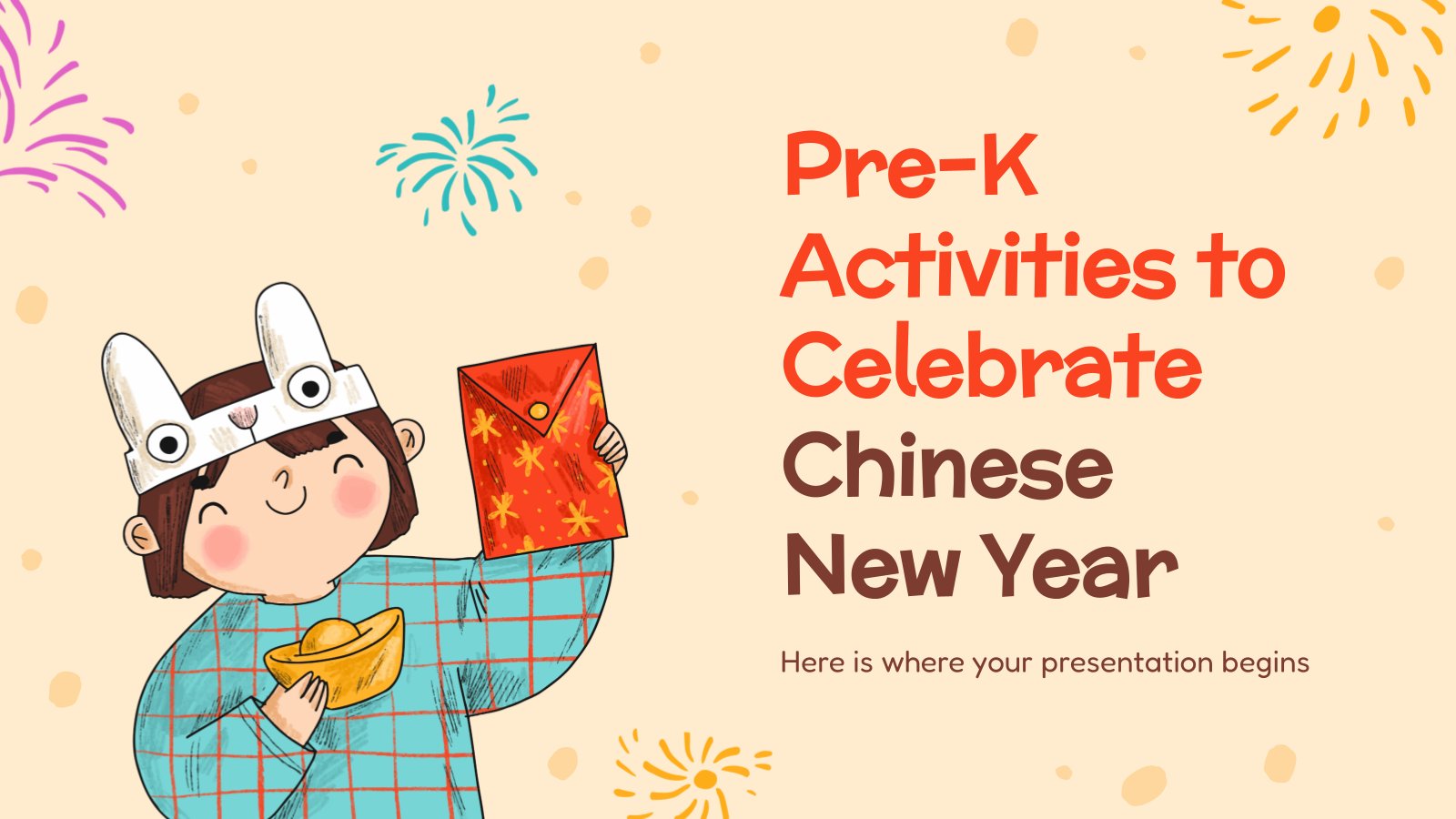 Pre-K Activities to Celebrate Chinese New Year presentation template 