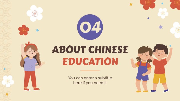 Teachers' Day in China presentation template 