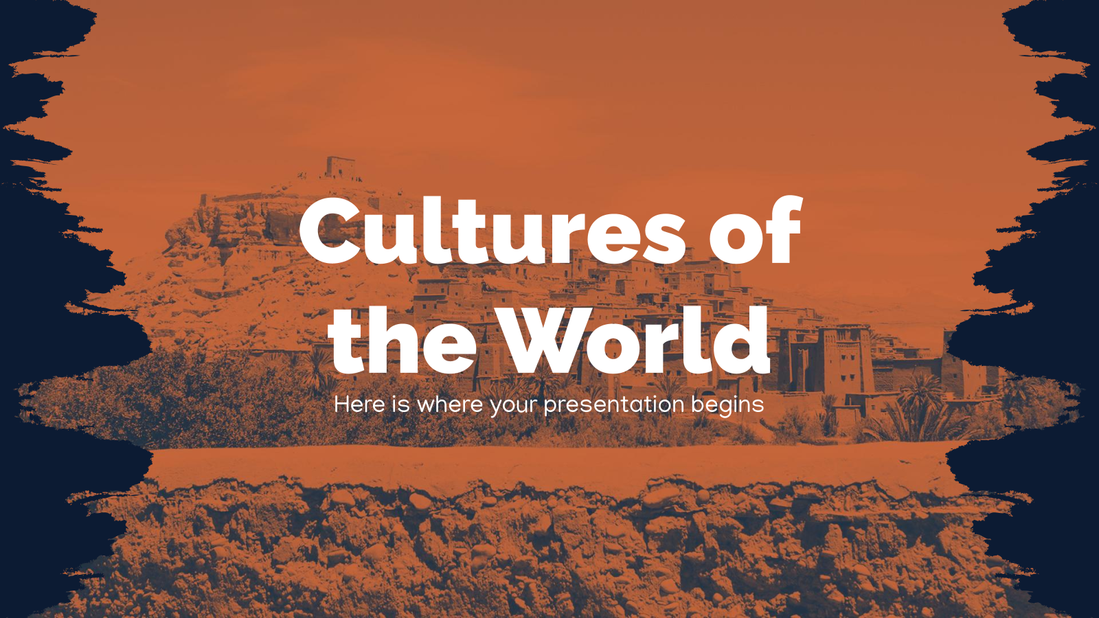 Cultures of the World presentation template 