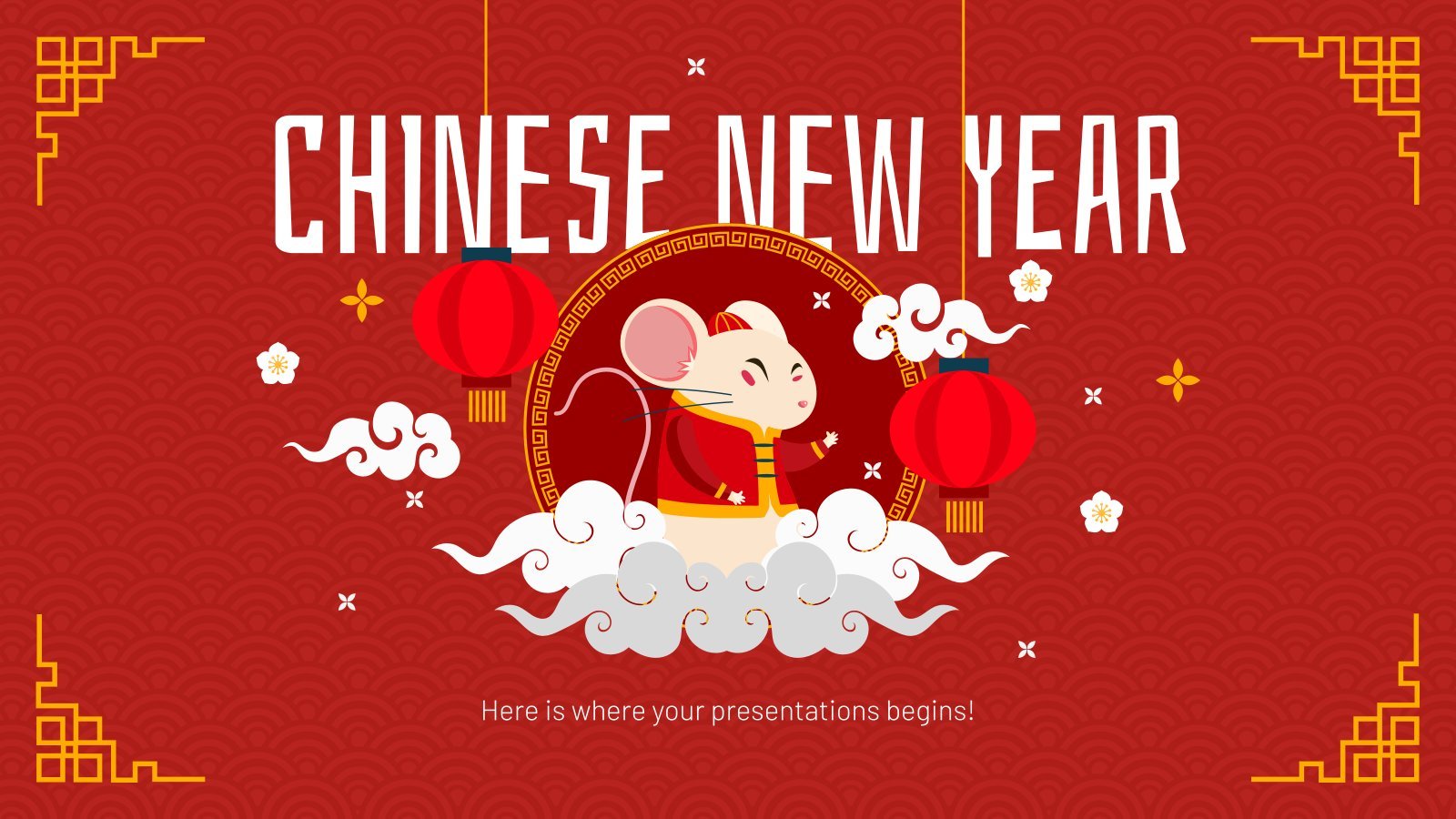 Chinese New Year presentation template 