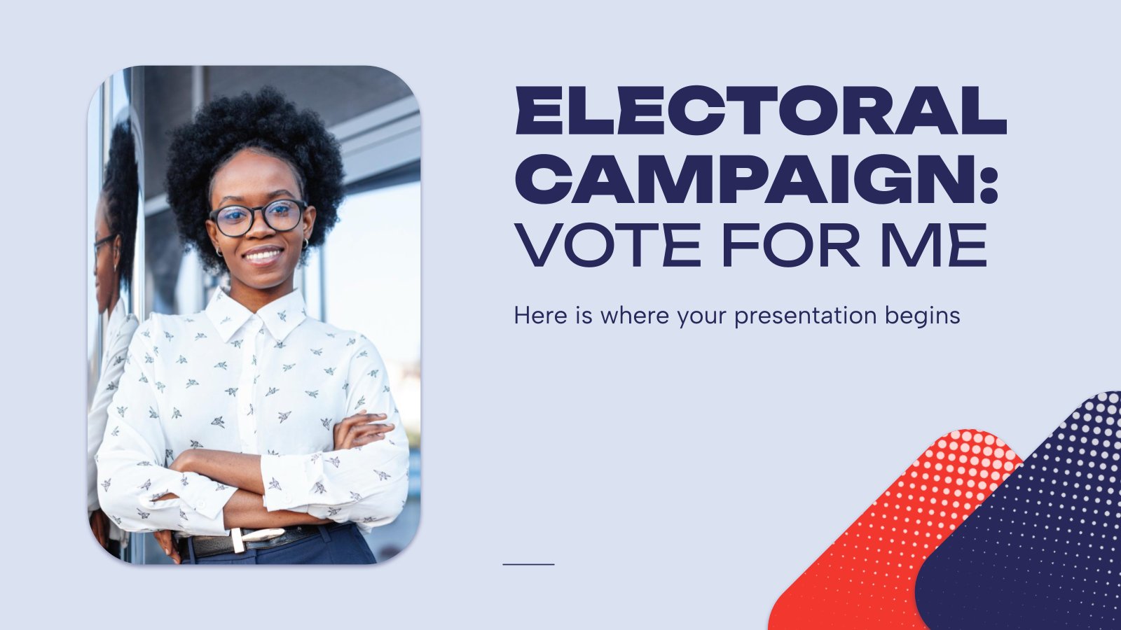 Electoral Campaign: Vote for Me presentation template 