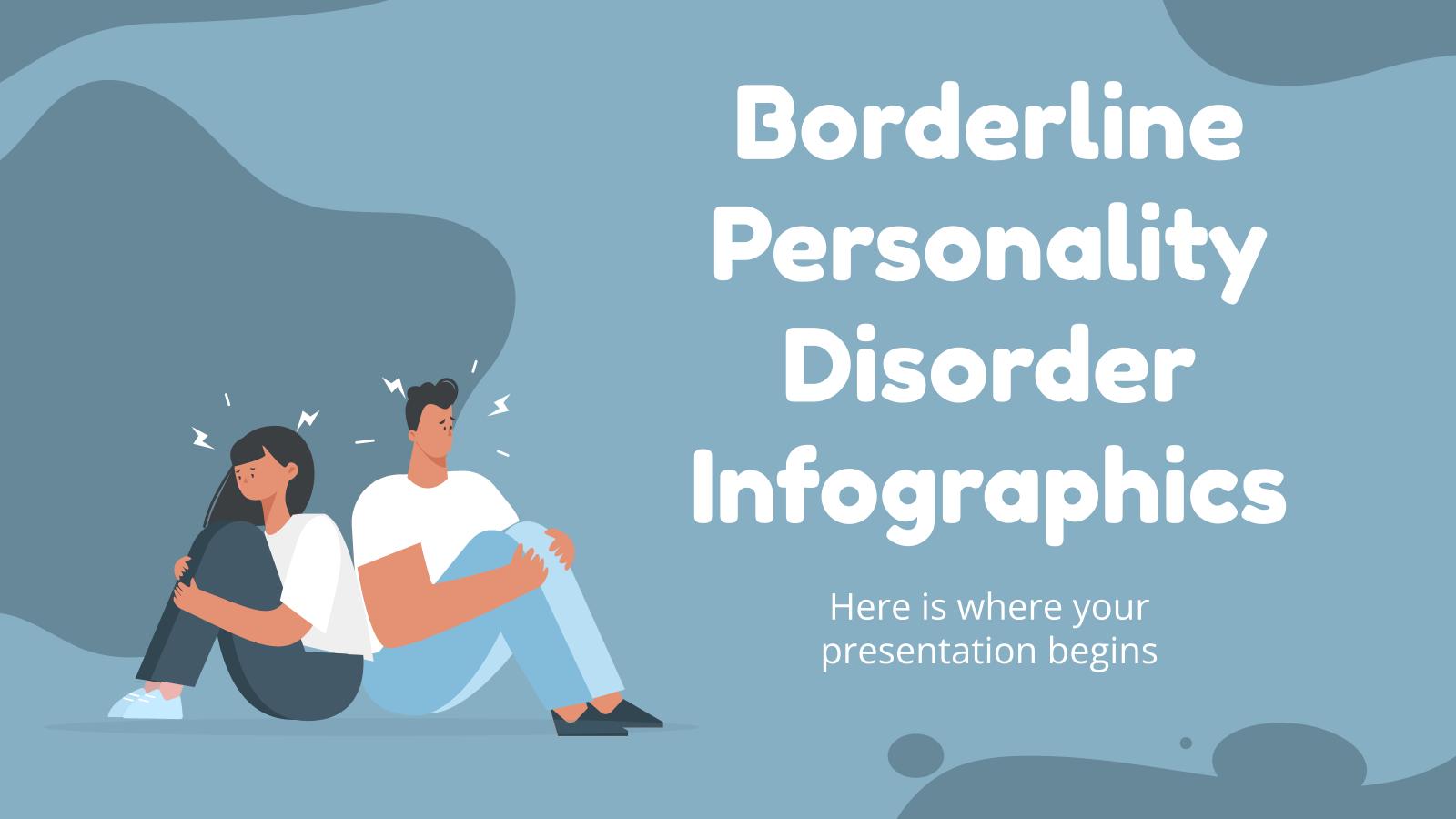 Borderline Personality Disorder Infographics presentation template 