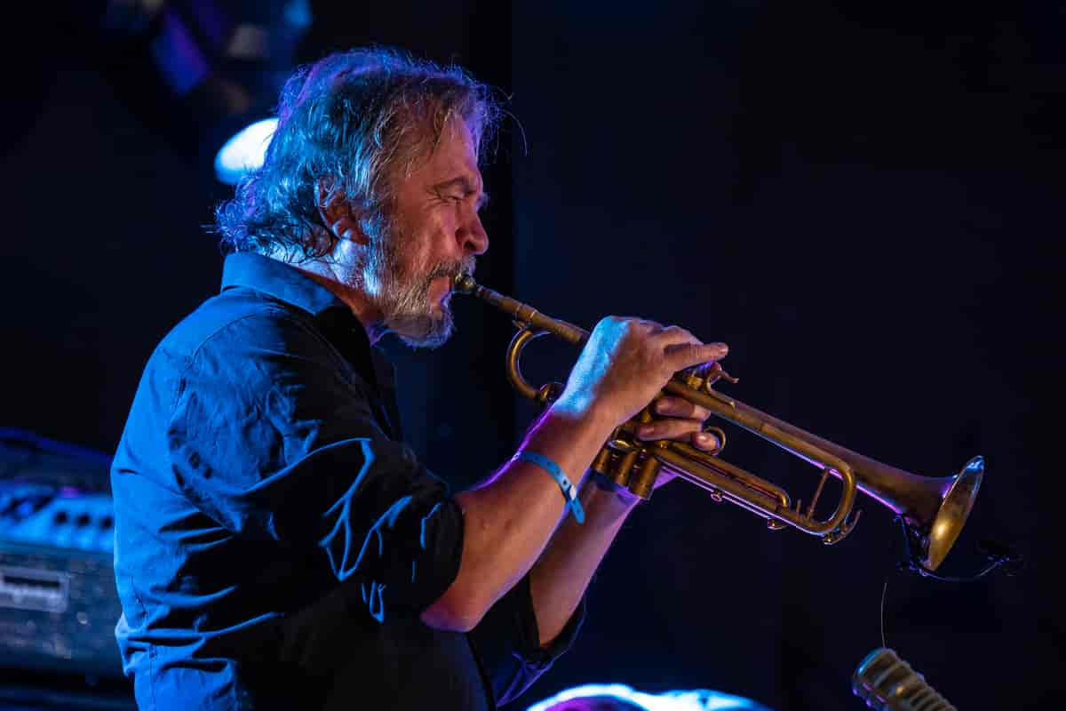 Nils Petter Molvær under Canal Street, Arendal, 2022