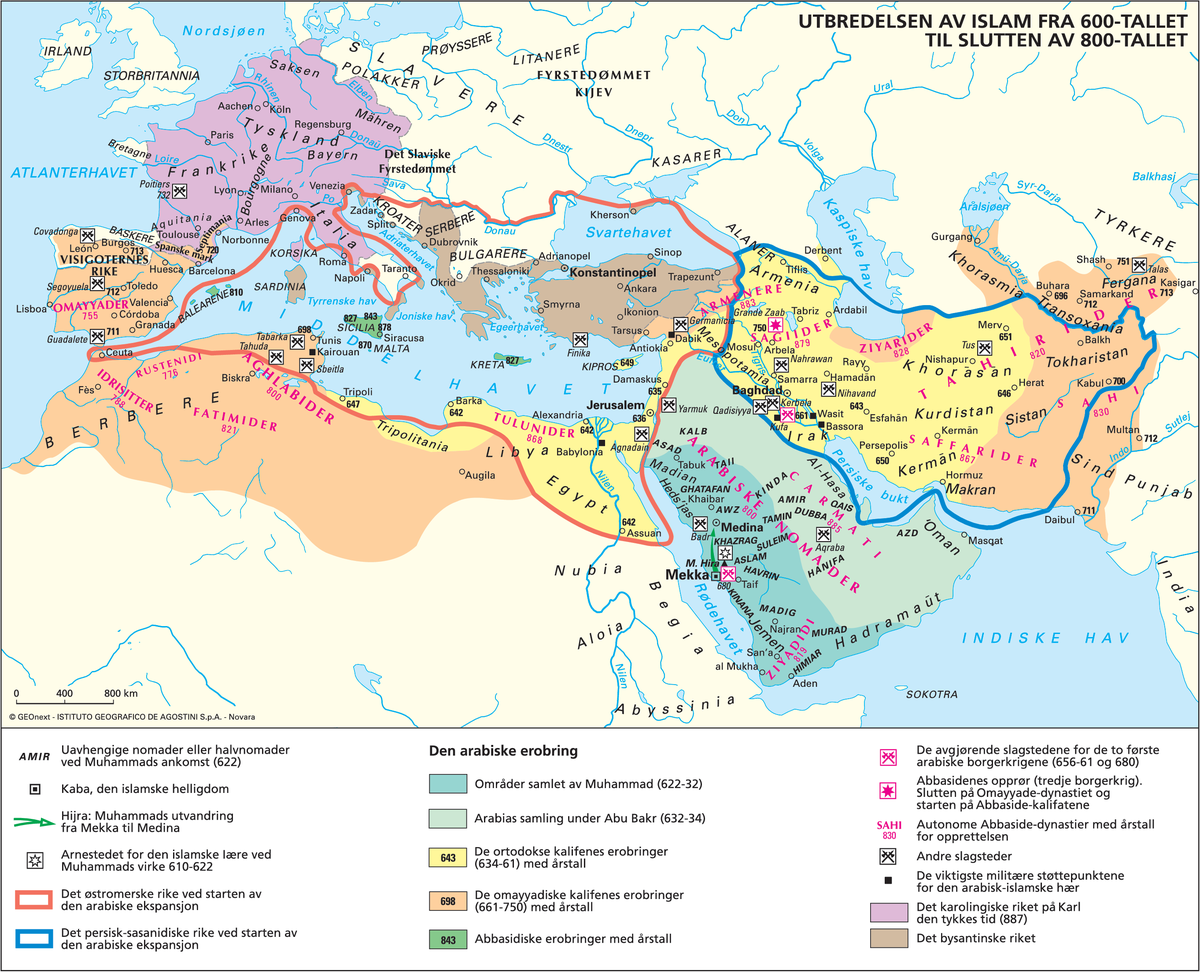 Islam (historisk utbredelse)