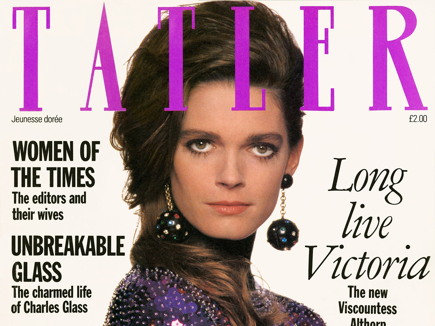 A look back at the glamorous Spencer dynasty on the cover of Tatler