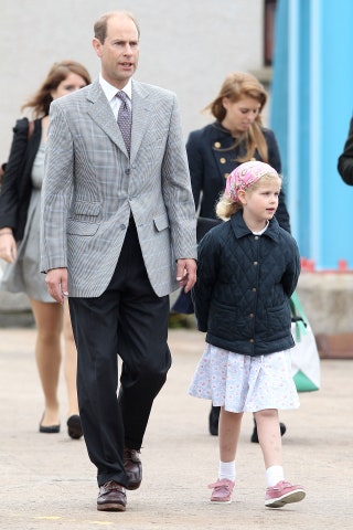 With Prince Edward as they disembark the Hebridean Princess in Scrabster Scotland 2010