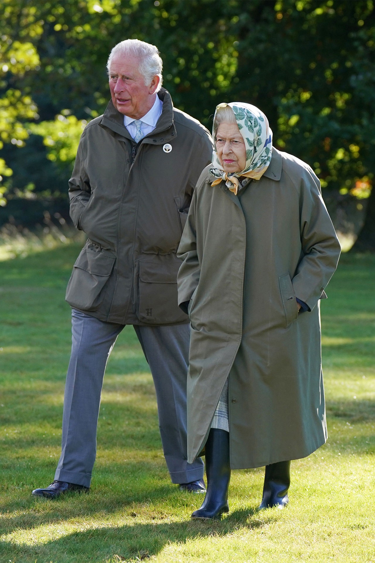 Queen Elizabeth II and Prince Charles