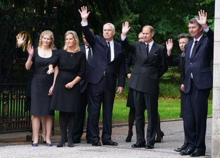 Princess Beatrice of York Lady Louise Windsor the Countess of Wessex Peter Phillips Princess Eugenie of York Prince...