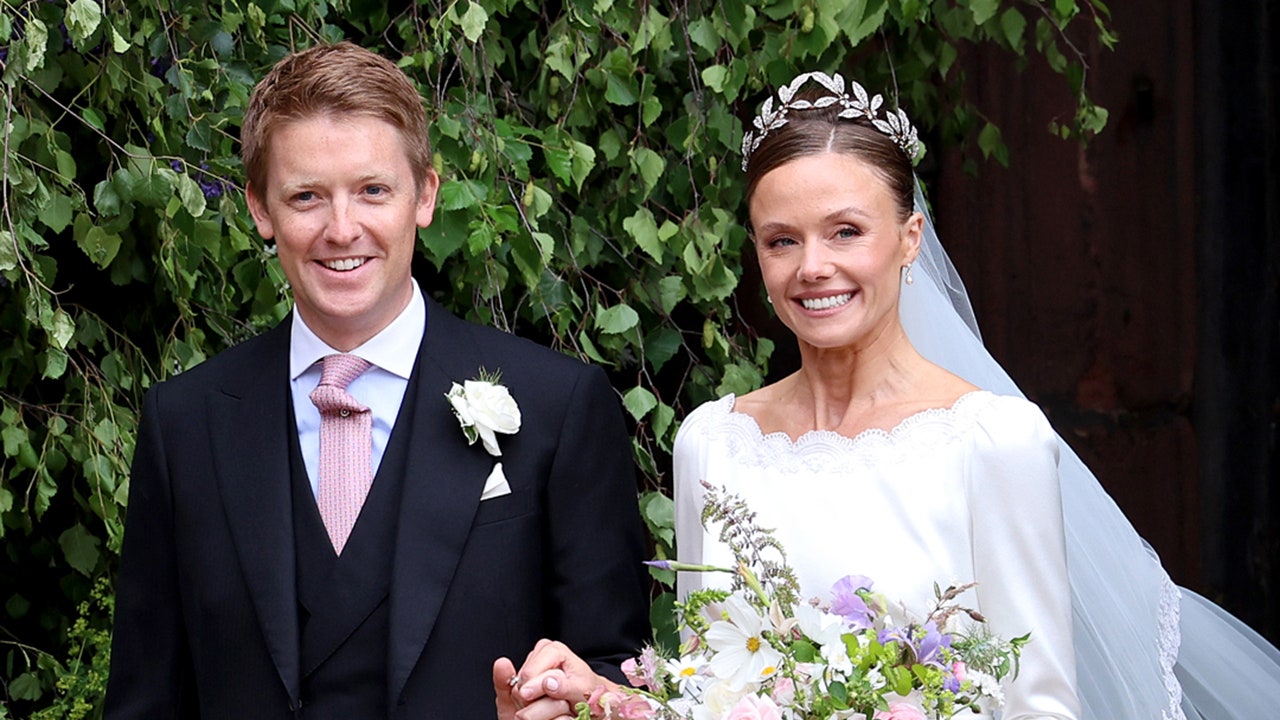 Image may contain: Hugh Grosvenor, 7th Duke of Westminster, Adult, Person, Flower, Flower Arrangement, and Flower Bouquet