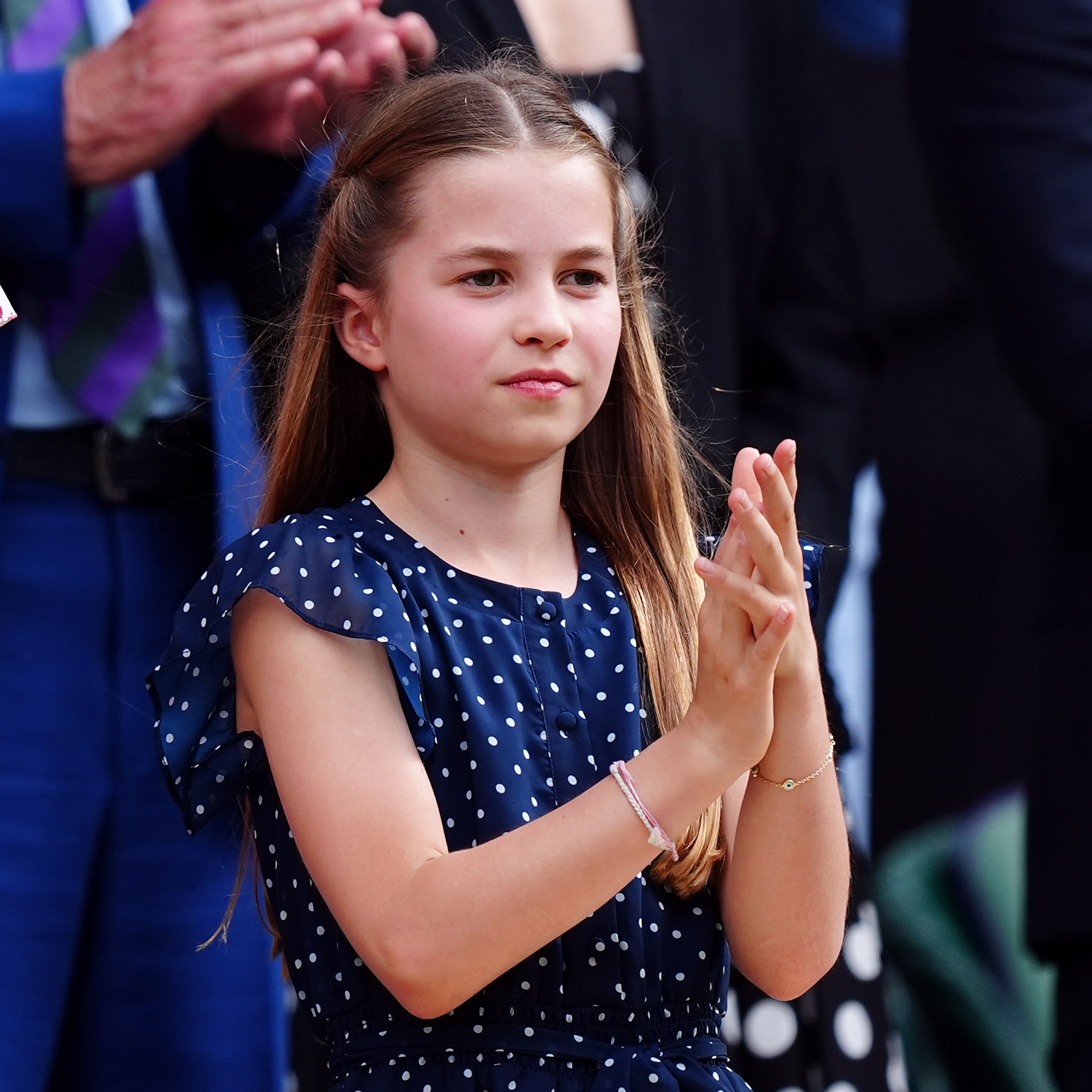 The ultimate Swiftie? Princess Charlotte wears friendship bracelets to Wimbledon - after attending the Eras tour in London
