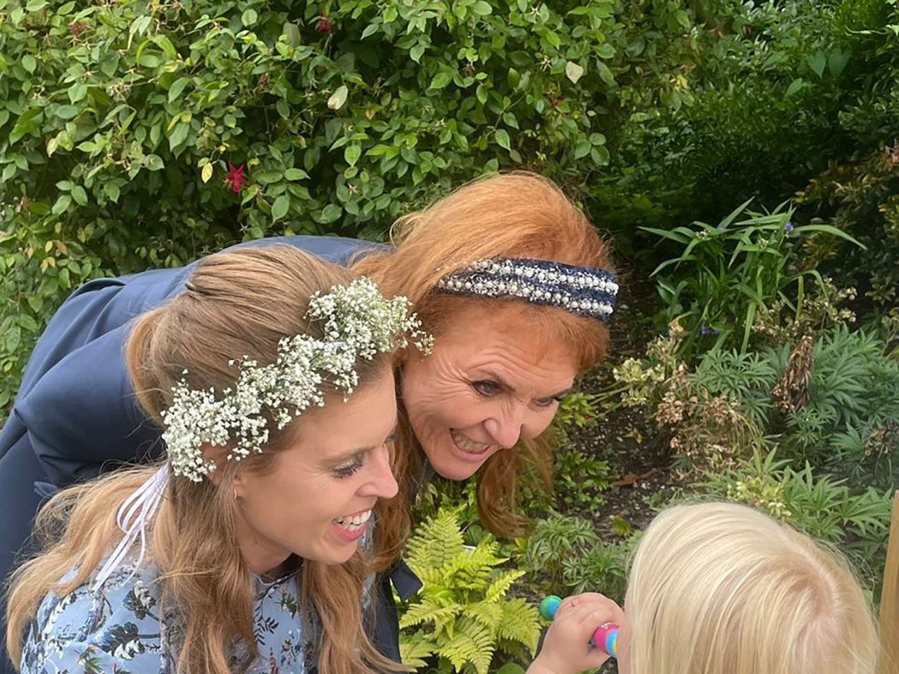 ‘Such an incredible blessing’: Princess Eugenie and Sarah Ferguson share rare, personal family photographs as they celebrate Princess Beatrice's pregnancy announcement