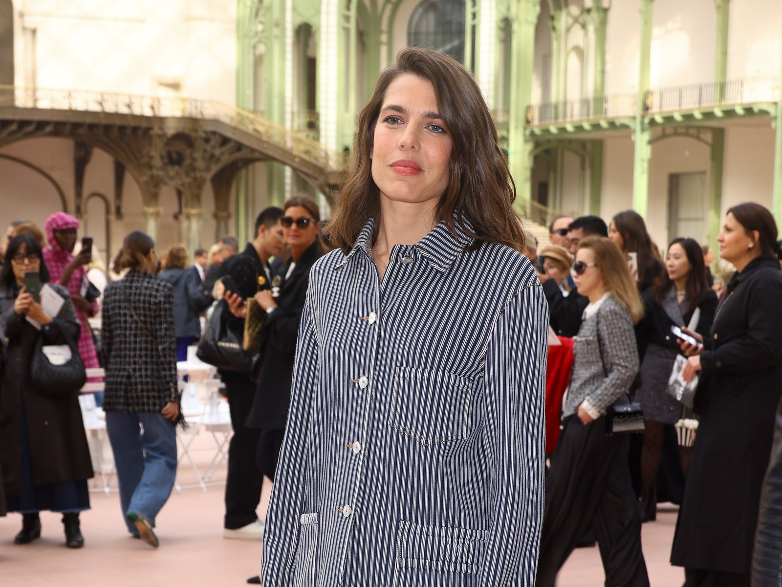 Charlotte Casiraghi wears pyjamas on Chanel's front row &#8211; as rumours continue to swirl of her new romance with French novelist, Nicolas Mathieu