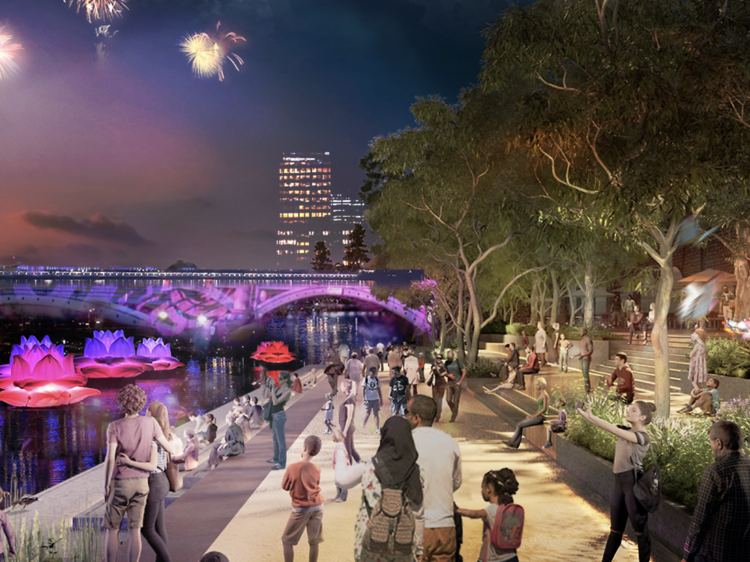 The massive project to give the Yarra river a major makeover has been delayed