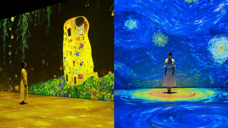 Step into the worlds of Van Gogh, Monet and Gustav Klimt at this 360-degree art experience at Parkview Square