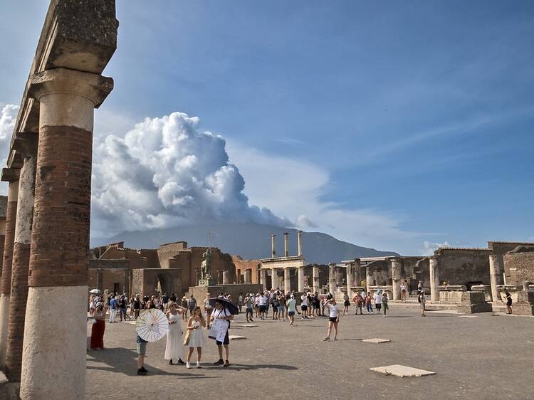 A 2,000-year-old private bathhouse has been unearthed at this popular Italian site