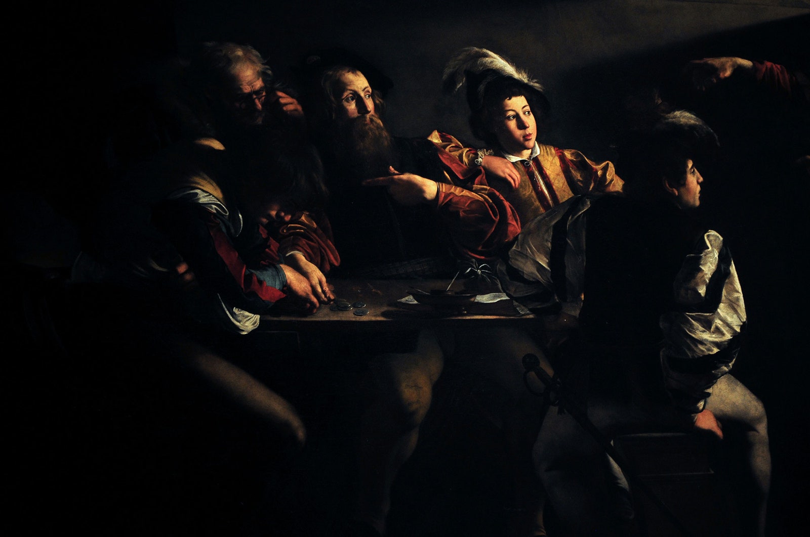 La vocación de San Mateo Caravaggio