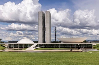 Congreso Nacional de Brasil del arquitecto Oscar Niemeyer