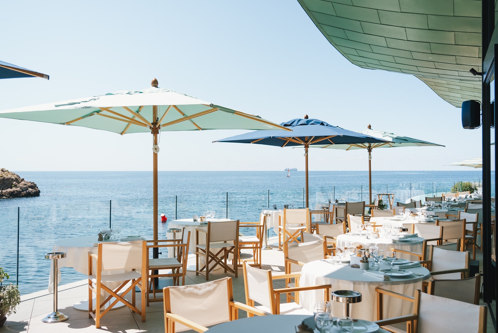 Terraza con vistas Lobster Club Mallorca