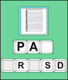 Word Scramble - alphabet - Kindergarten