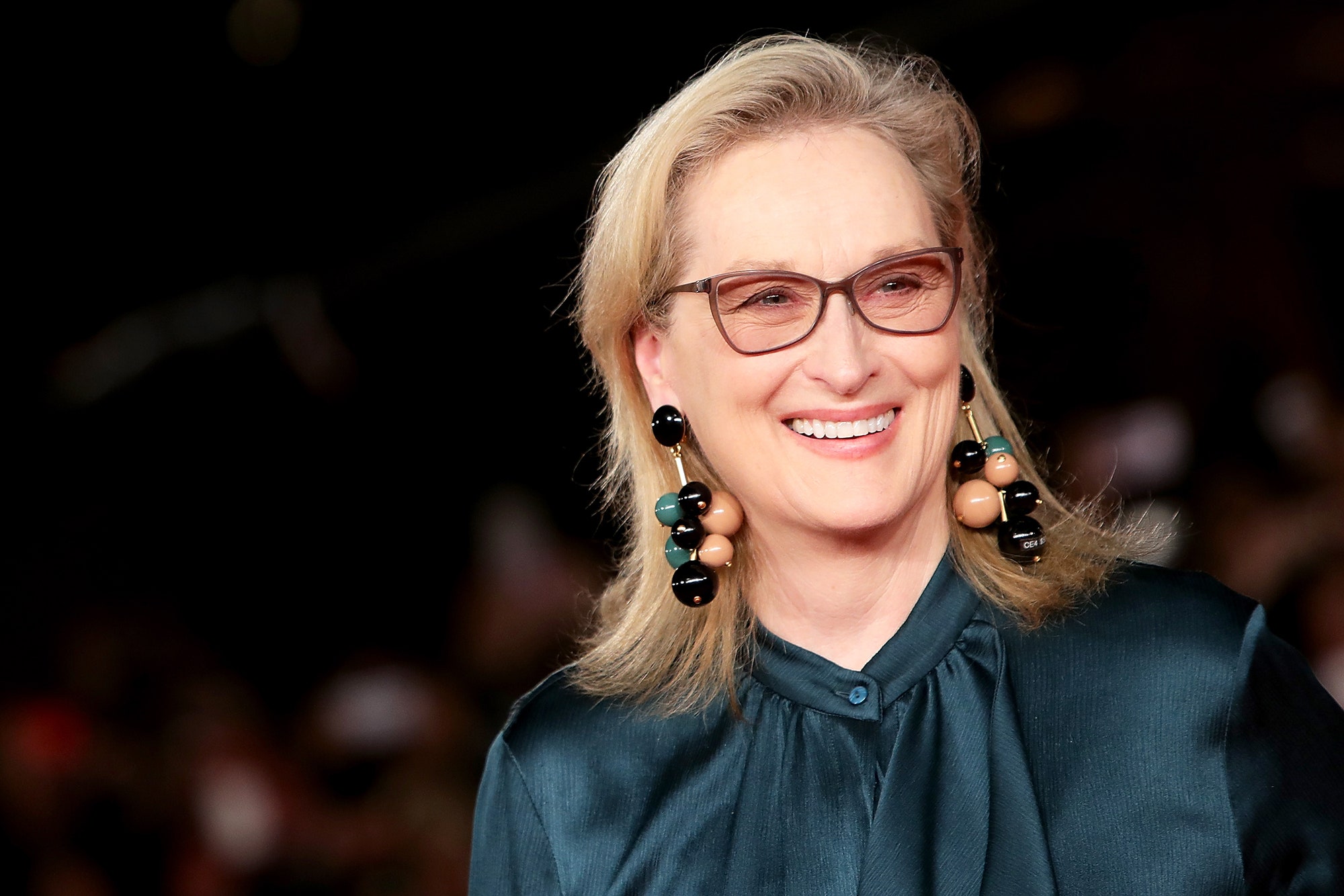 Image may contain Meryl Streep Human Person Glasses Accessories Accessory and Face