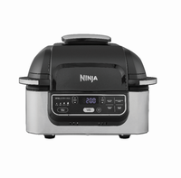 აეროგრილი Ninja AG301EU Foodi Health Grill & Air Fryer 5.7L Black/Silver