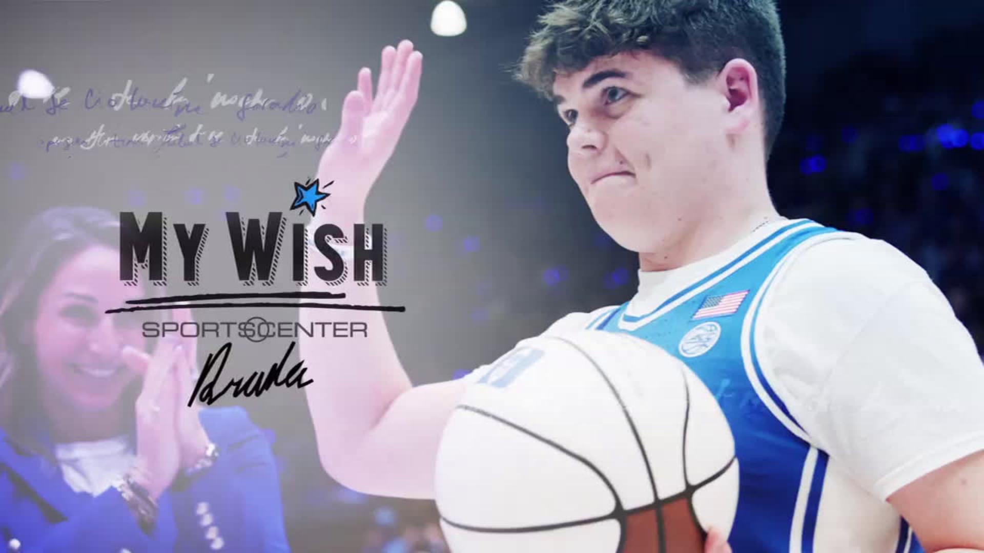 'My Wish': Bradee Vance witnesses UNC-Duke rivalry