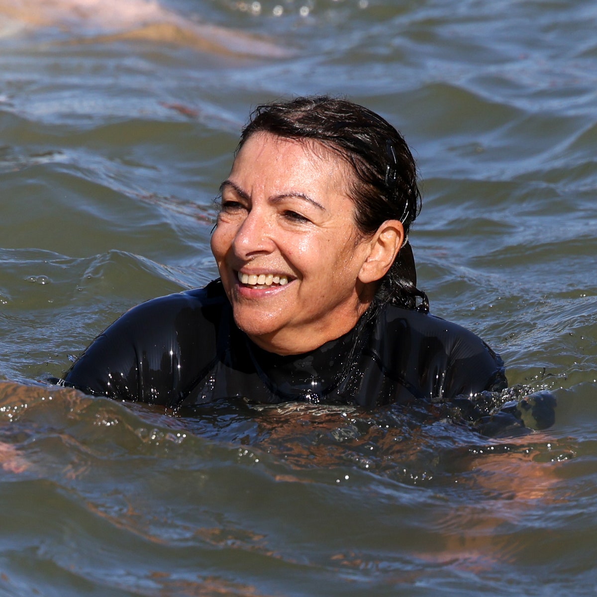 Ahead Of The Olympic Games, Paris Mayor Anne Hidalgo Took A Swim In The Seine