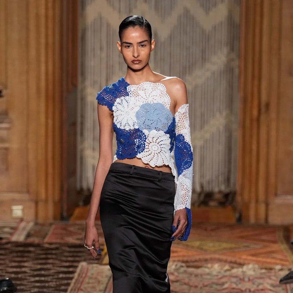 From Beaded Curtain Hats To Doily Tops, The Home Inspired Priya Ahluwalia For SS25