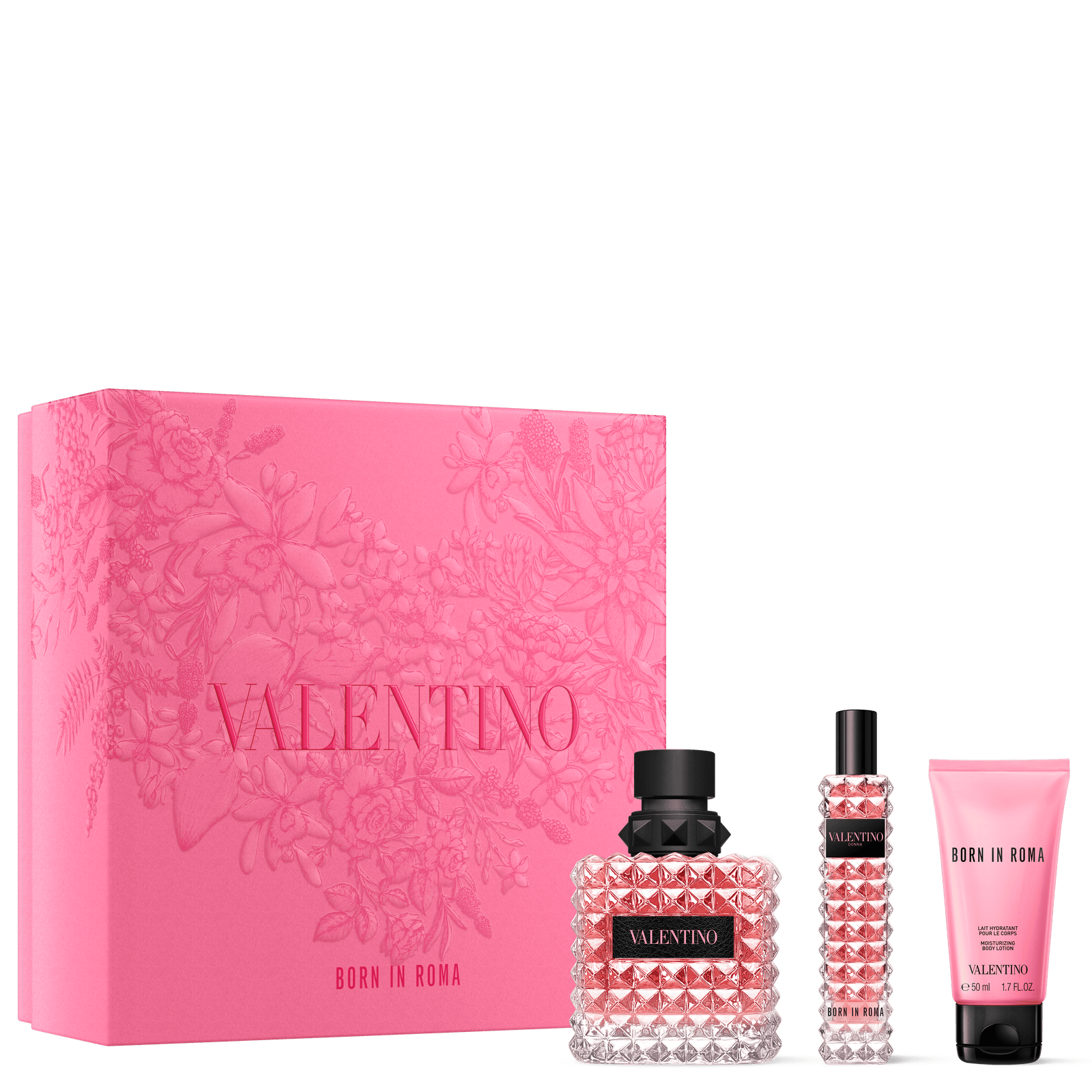 VALENTINO 訂製羅馬女香身體保養禮盒 100ml 15ml50ml NT5600