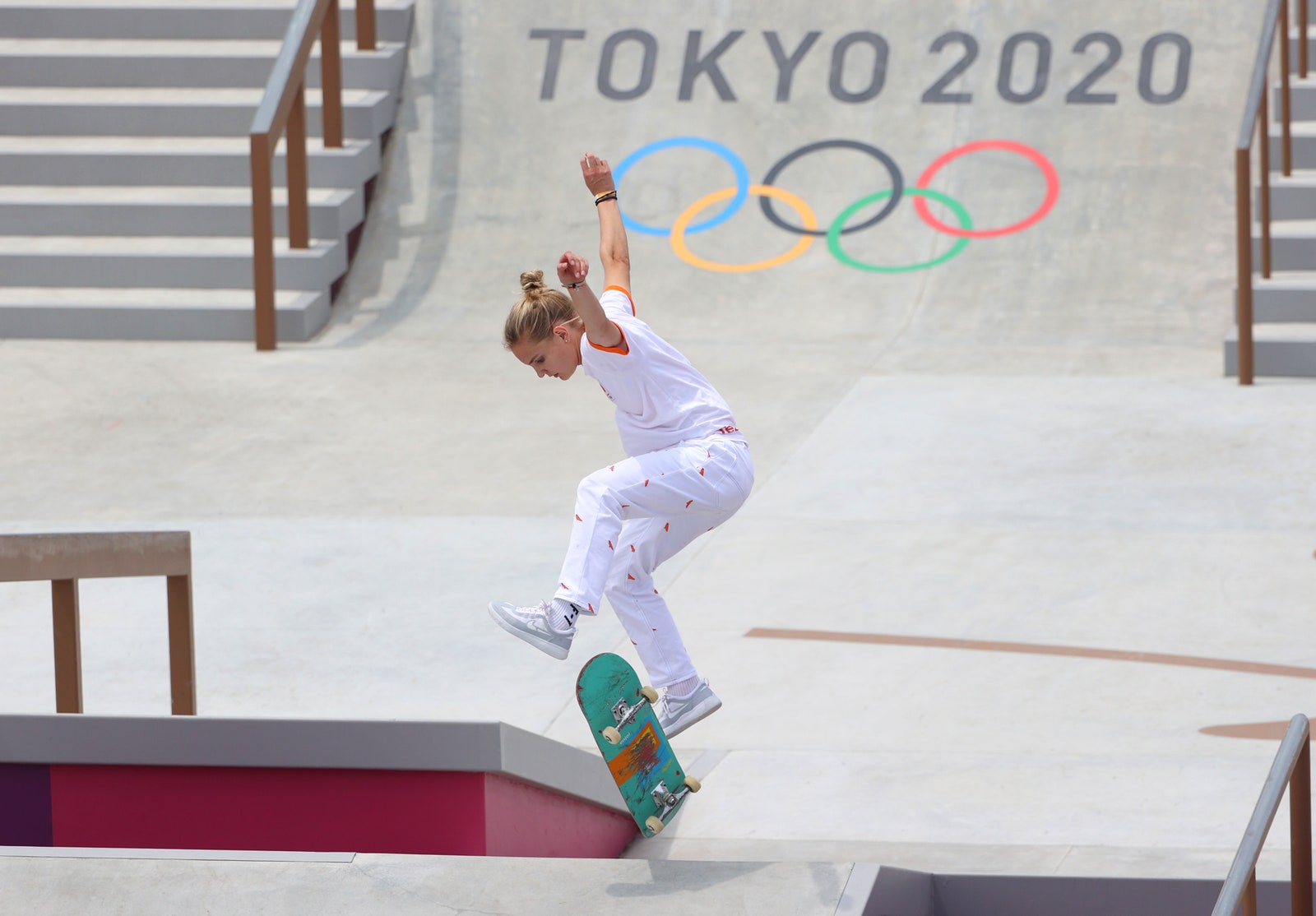 TOKYO JAPAN  JULY 26  Roos Zwetsloot of Team Netherlands competes during the Women's Street Final on day three of the...