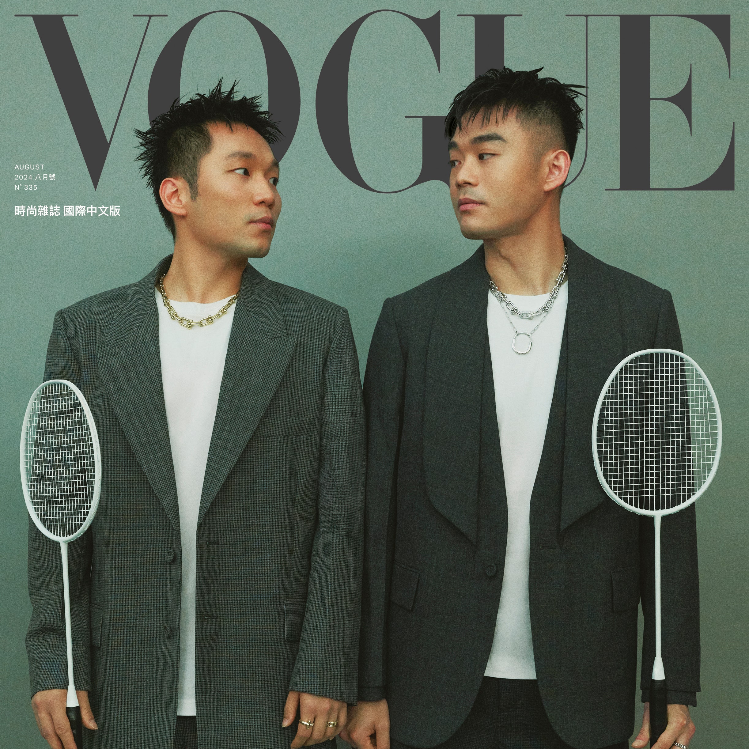 VOGUE 8月號封面，李洋與王齊麟 麟洋配的羽球征途