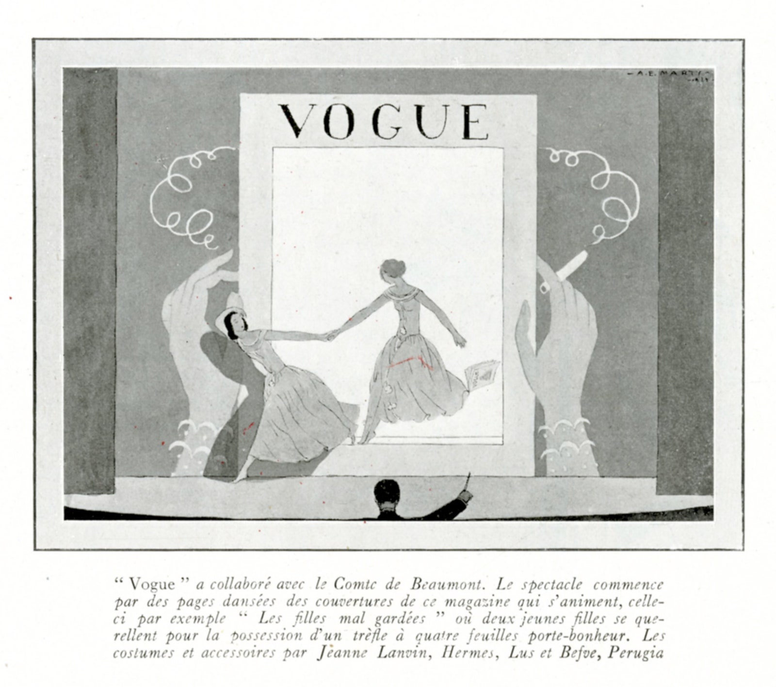 A page from Vogue France's July 1924 issue