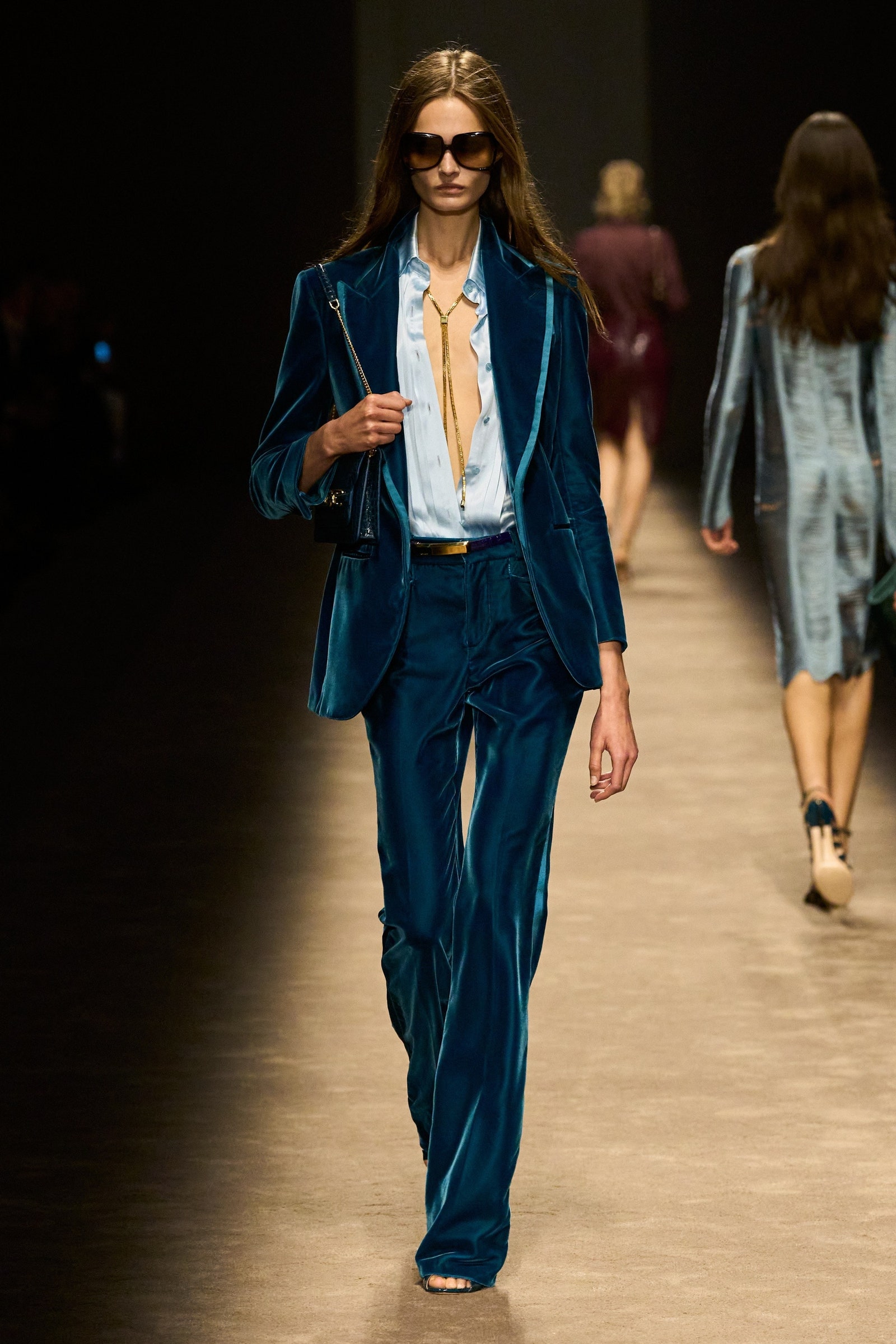 Pantalones acampanados de Tom Ford PrimaveraVerano 2024.