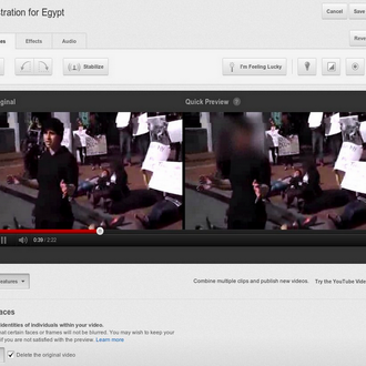 YouTube Offers Face-Blurring Tool to Protect Dissidents