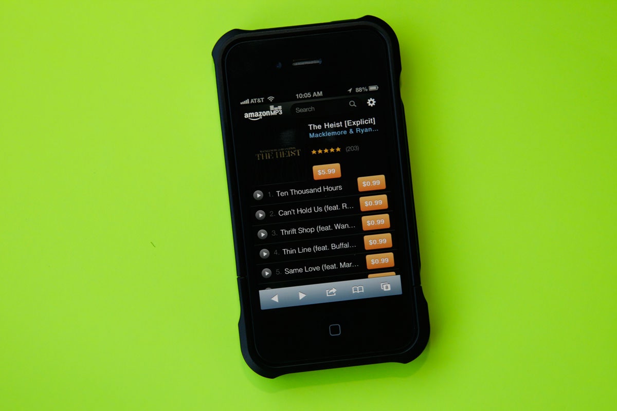 Amazon MP3 Store Comes to iOS &- Without the In-App Purchase Tax
